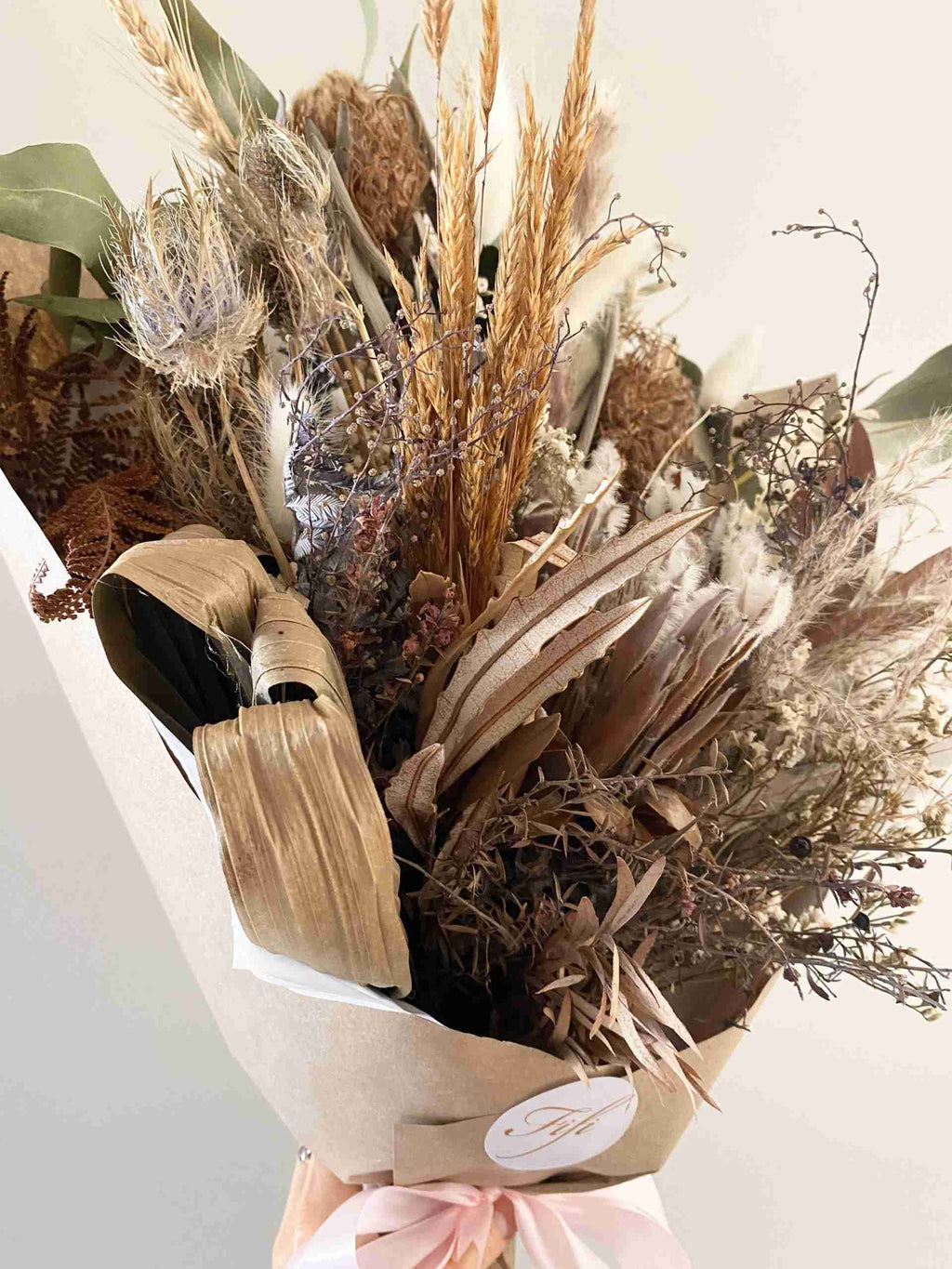 Dried Natural Flower Mothers Day Bouquet