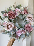 Mothers Day Artificial Flower Wreath