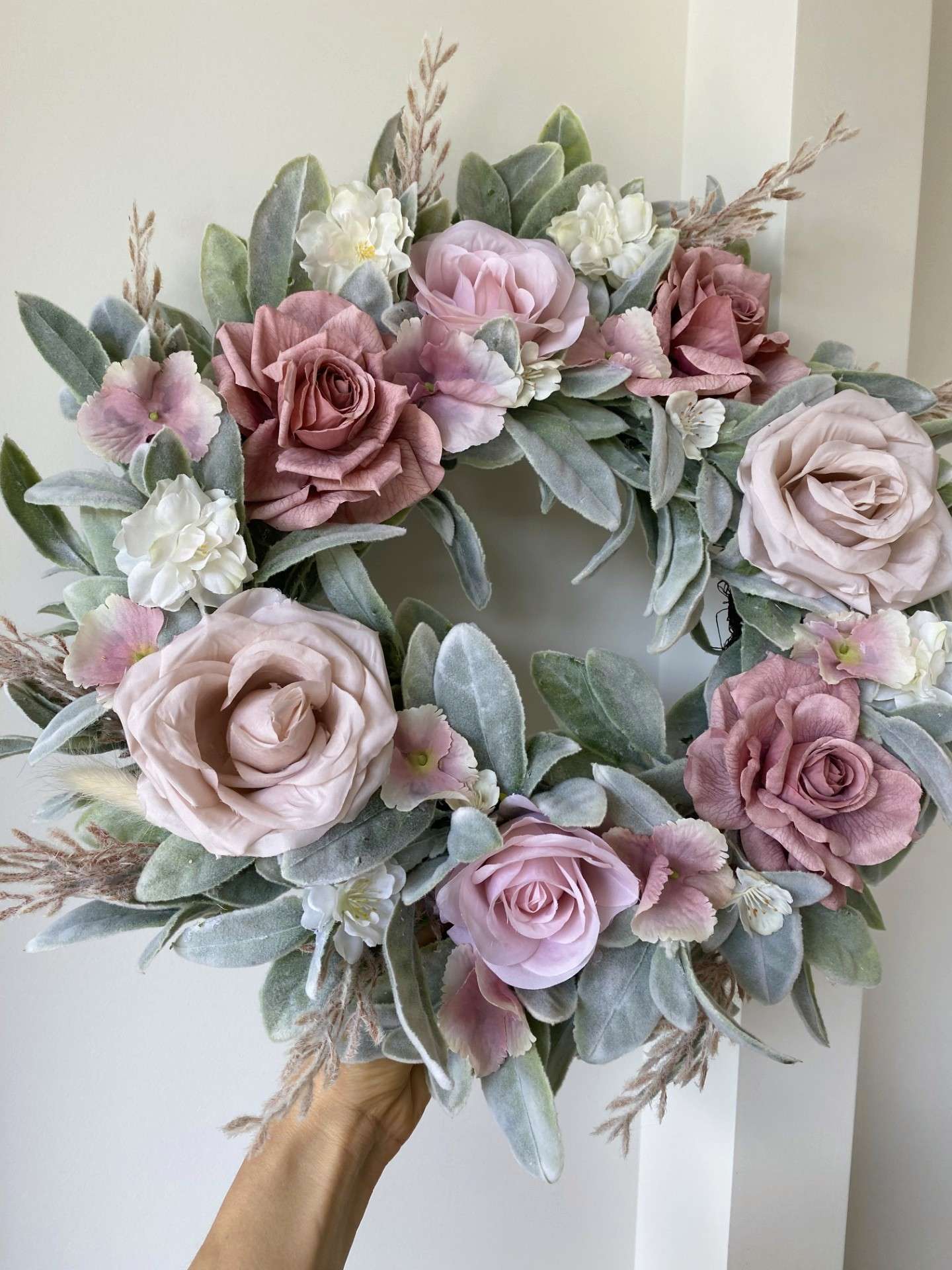 Mothers Day Artificial Flower Wreath