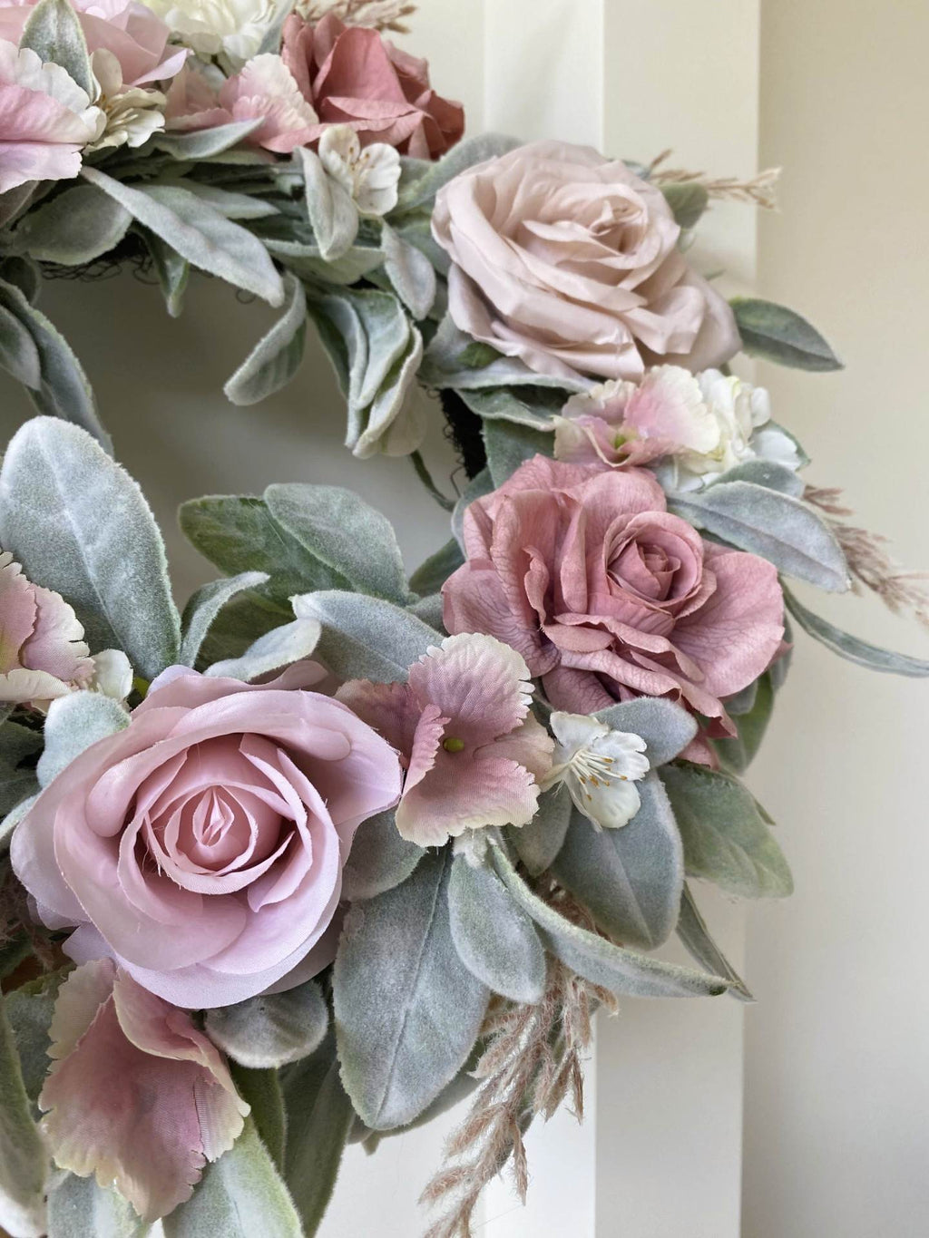 Mothers Day Artificial Flower Wreath